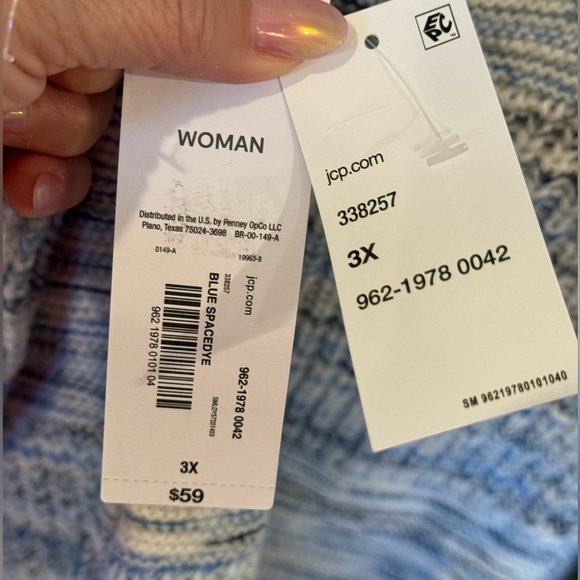 Liz Claiborne Sweater sz 3X NWT - Picture 7 of 7